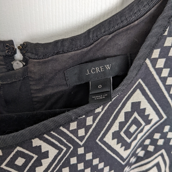 J Crew Patterned Cocktail Dress - Picture 3 of 7